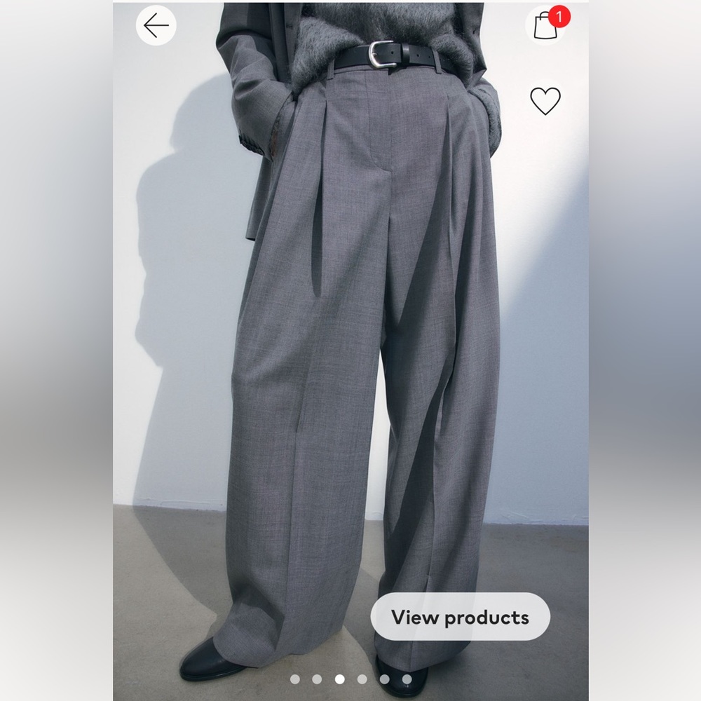 H&M Premium Collection Wide Leg Pants(9) - Picture 2 of 11